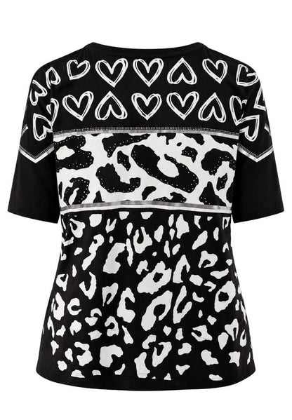 Tuzzi Mix Print T-Shirt