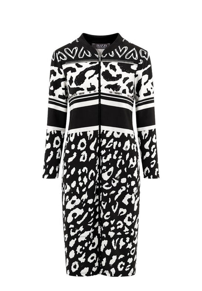 Tuzzi Dark Chocolate Animal Print Dress