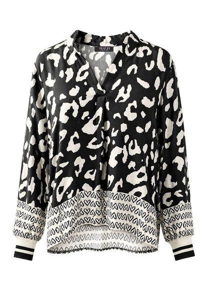 Tuzzi Animal Print Blouse