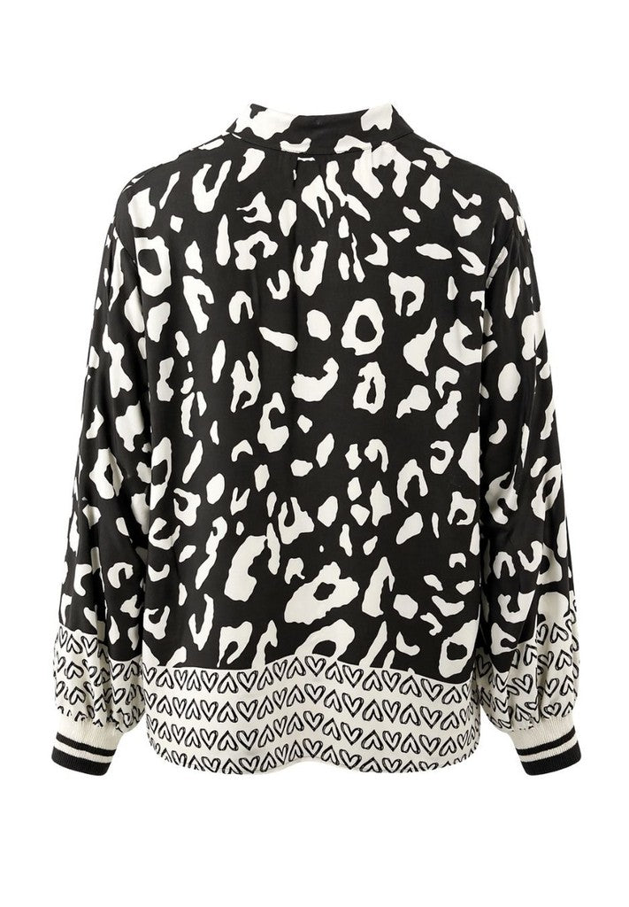 Tuzzi Animal Print Blouse