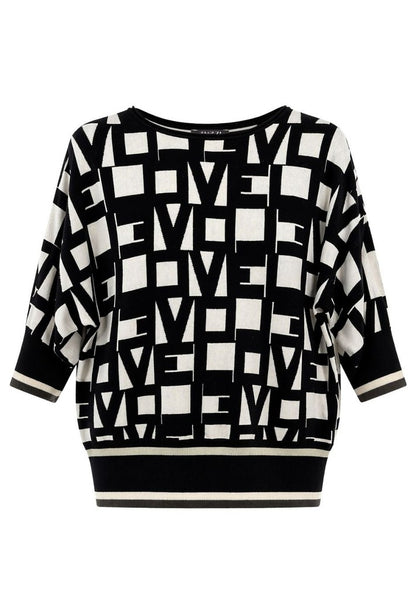 Tuzzi Geometric Print Sweater