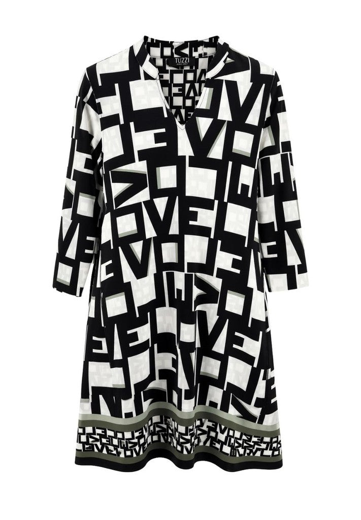 Tuzzi Reversible Print Dress