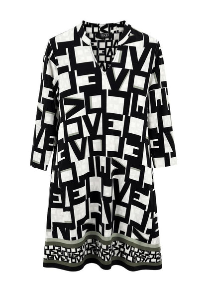 Tuzzi Reversible Print Dress