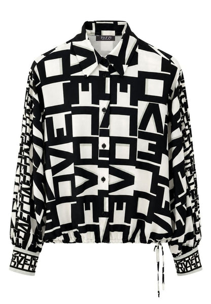 Tuzzi Graphic Print Blouse
