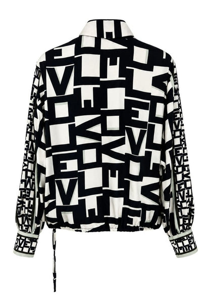 Tuzzi Graphic Print Blouse