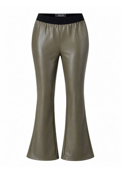 Tuzzi Dark Olive Flared Trousers