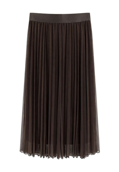 Tuzzi Dark Chocolate Mesh Skirt