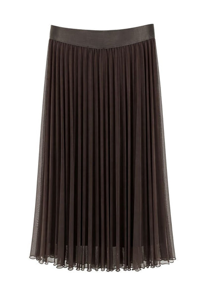 Tuzzi Dark Chocolate Mesh Skirt