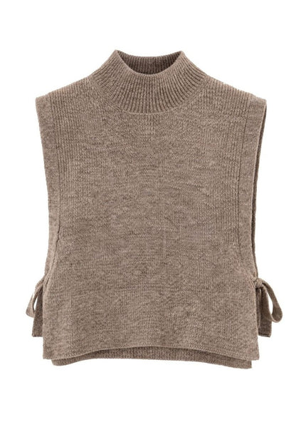 Tuzzi Taupe Sleeveless Knit