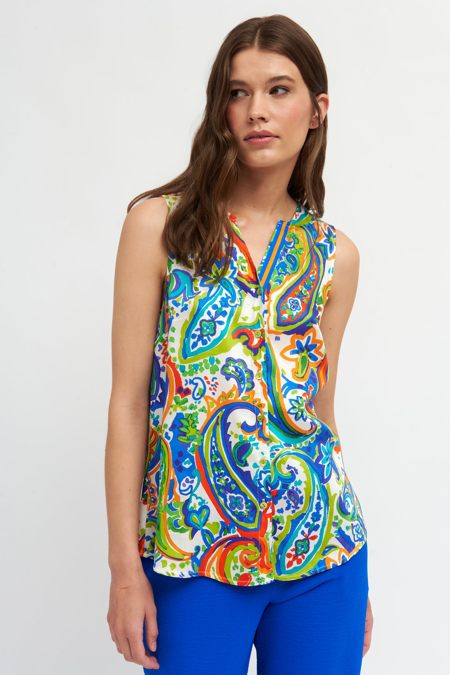 Tinta Tati Paisley Sleeveless Blouse