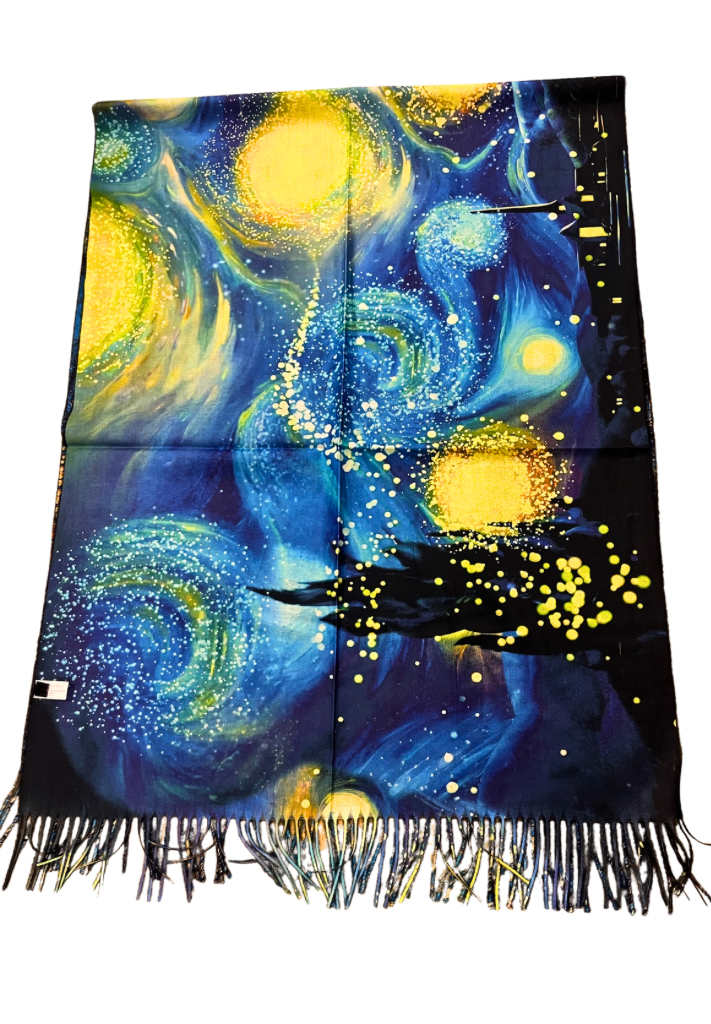 Double-sided Starry Night Scarf