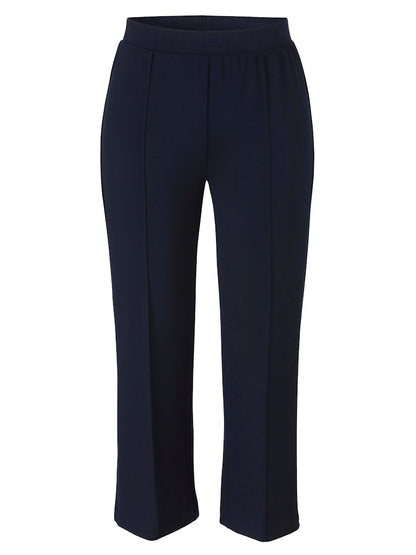 Navy Wide Leg Trousers
