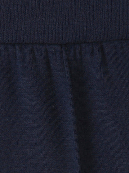 Navy Wide Leg Trousers