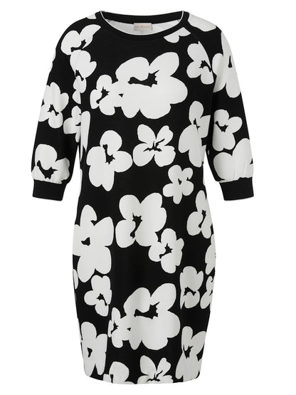Black and White Floral Dress