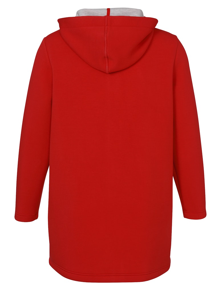Red Casual Coat