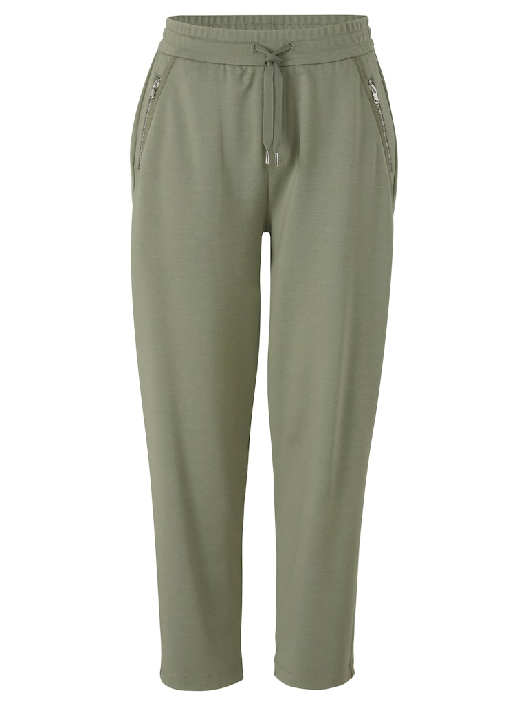 Olive Green Casual Trousers