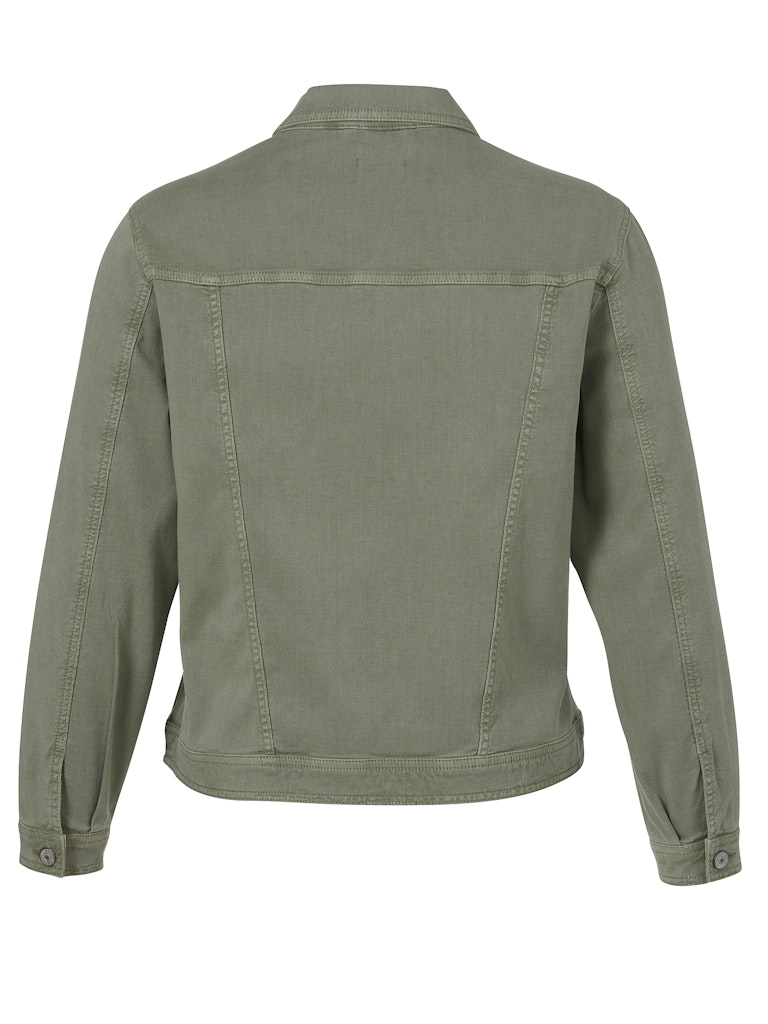 Olive Green Denim Jacket