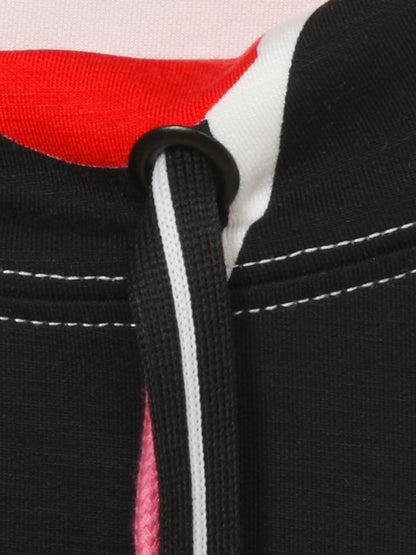 Pink and Red Floral Sweatshirt