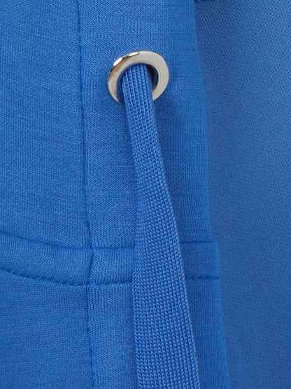 Blue Long Casual Jacket