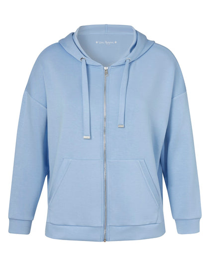 Blue Hooded Sweatshirt