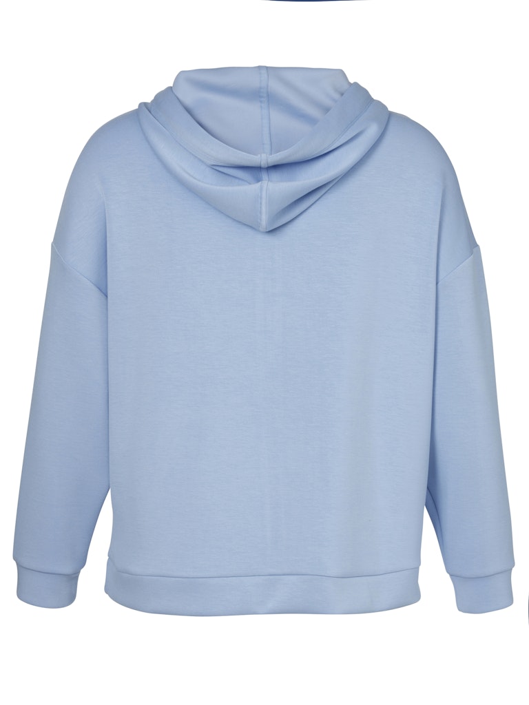 Blue Hooded Sweatshirt