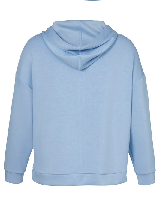 Blue Hooded Sweatshirt