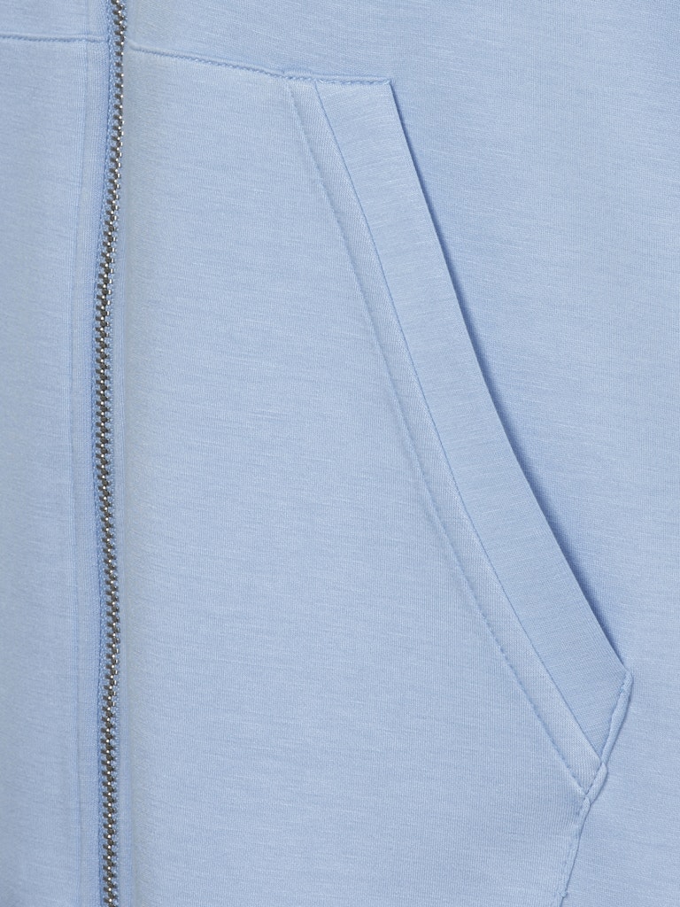 Blue Hooded Sweatshirt