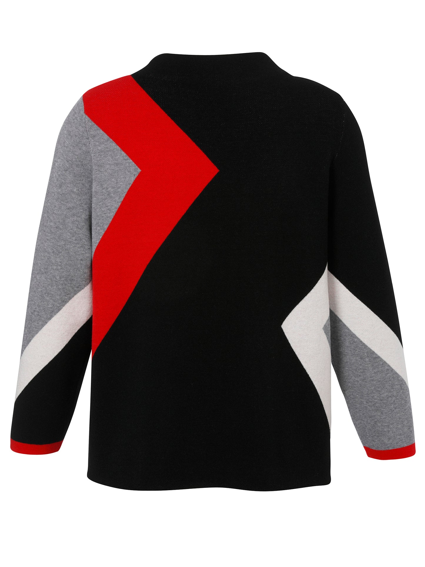 Abstract Print Sweater