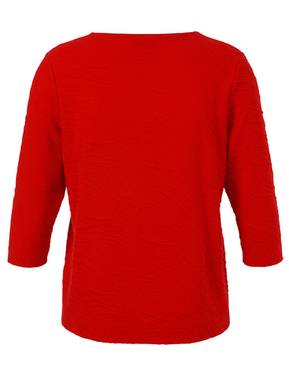 Red Embossed Top