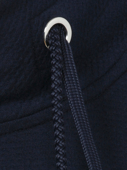 Navy Stand Collar Jacket