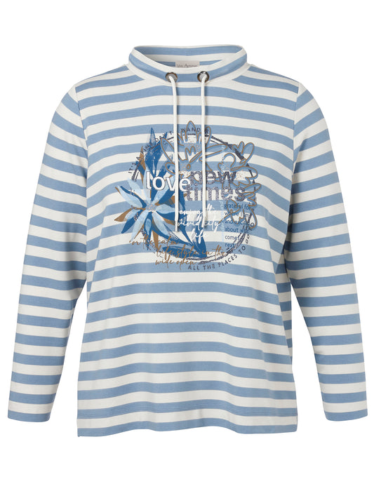 Blue Striped Sweater