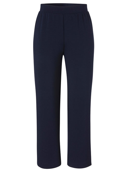 Via Appia Navy Casual Trouser