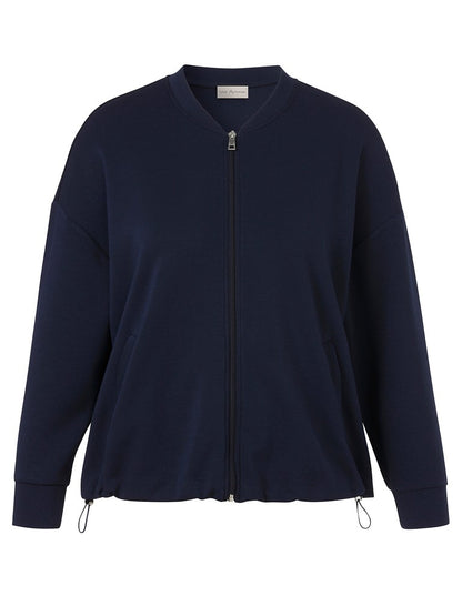 Via Appia Navy Zipped Jacket
