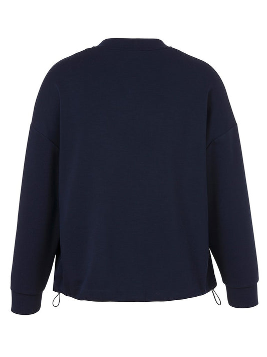 Via Appia Navy Zipped Jacket