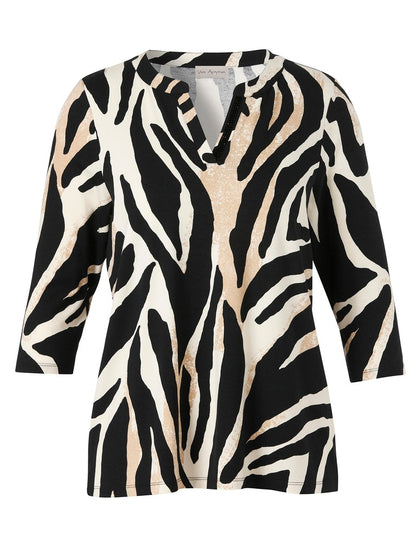 Via Appia Zebra Stripe Top