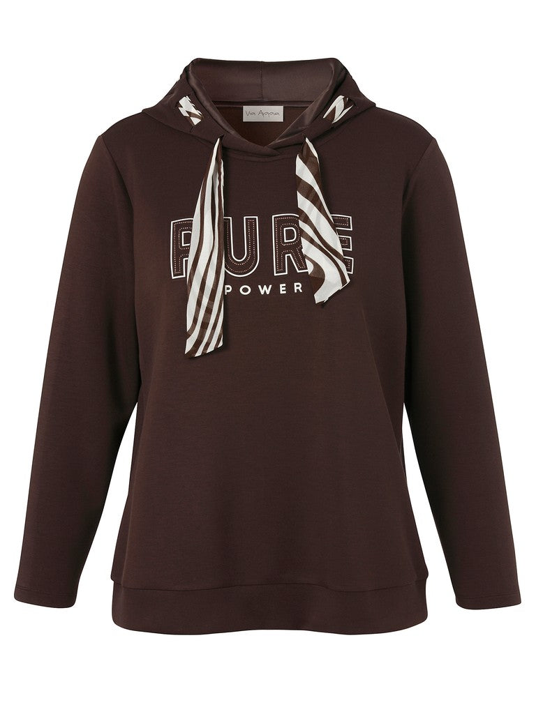 Via Appia Mocha Sweatshirt
