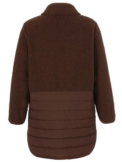 Via Appia Mocha Sherpa Jacket