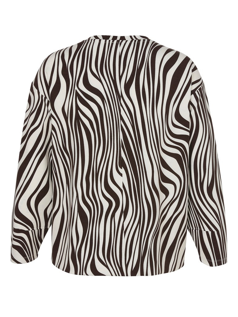 Via Appia Zebra Stripe Top