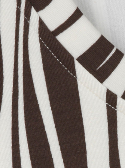 Via Appia Zebra Stripe Top