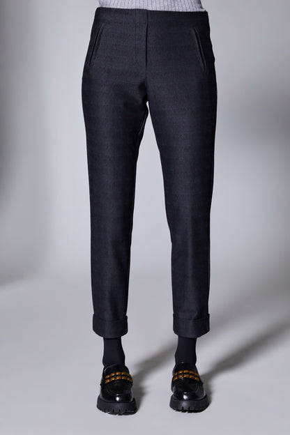 Peruzzi Grey Check Trousers