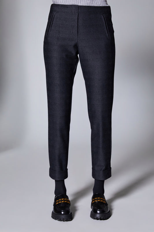 Peruzzi Grey Check Trousers