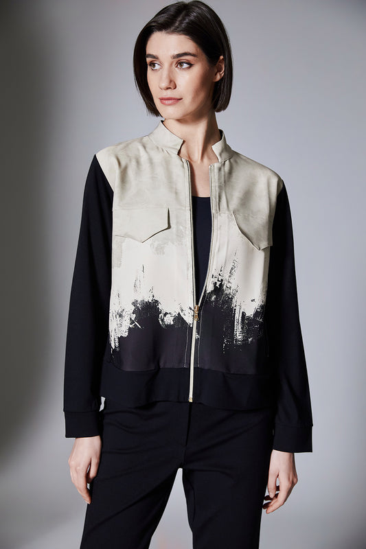 Peruzzi Stone Print Jacket