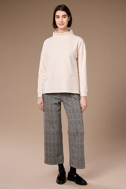 Peruzzi Ecru Cowl Top