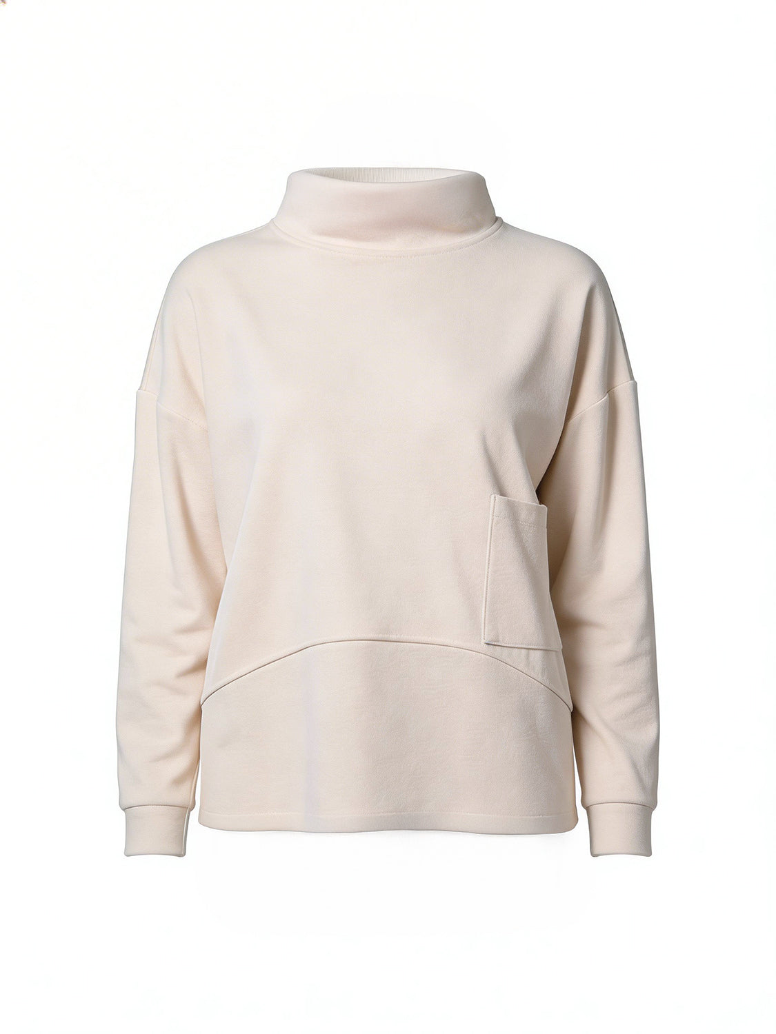 Peruzzi Ecru Cowl Top
