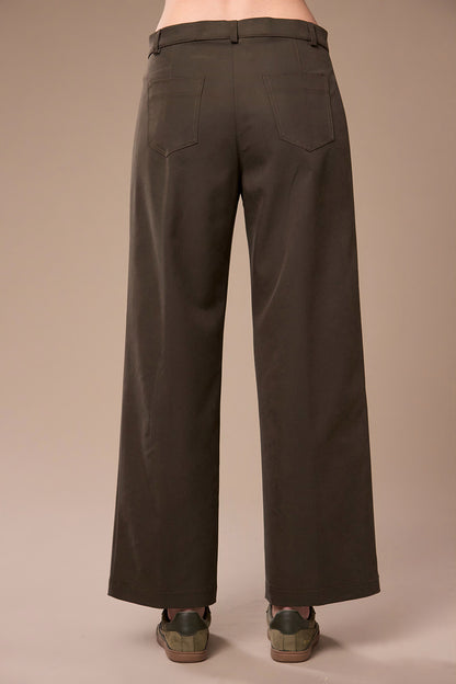 Peruzzi Brown Turn Up Trousers