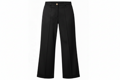 Peruzzi Black Turn Up Trousers