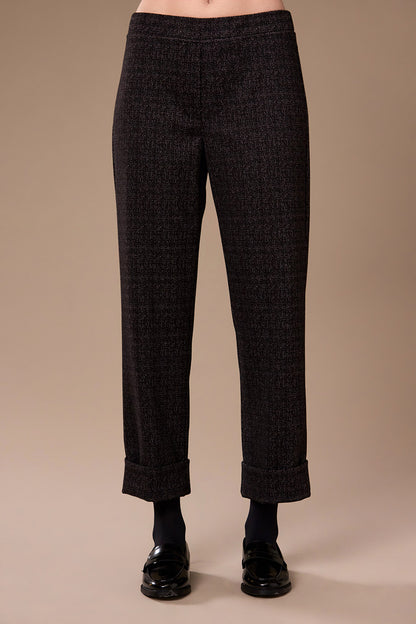 Peruzzi Bordeaux Tweed Trouser
