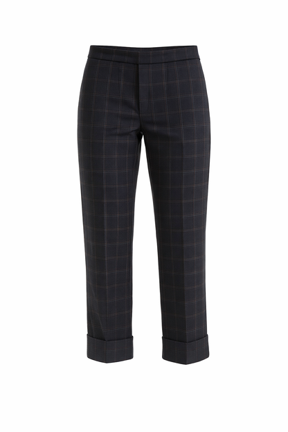 Peruzzi Shadow Stripe Check Trousers