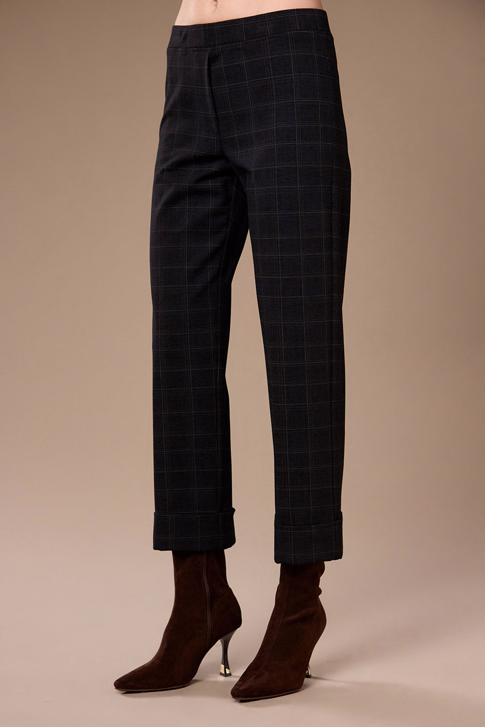 Peruzzi Shadow Stripe Check Trousers