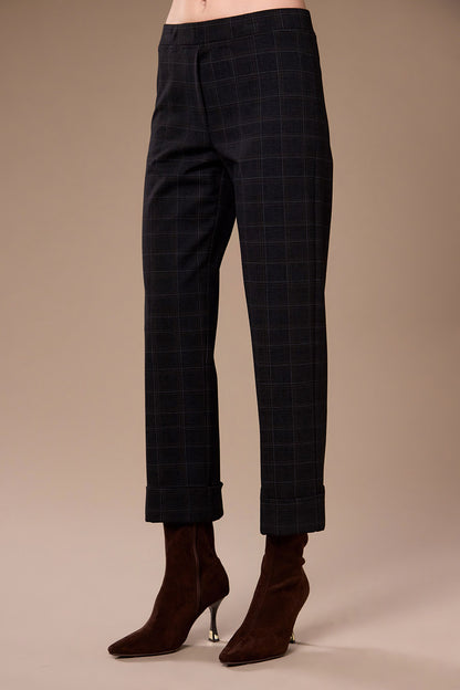 Peruzzi Shadow Stripe Check Trousers